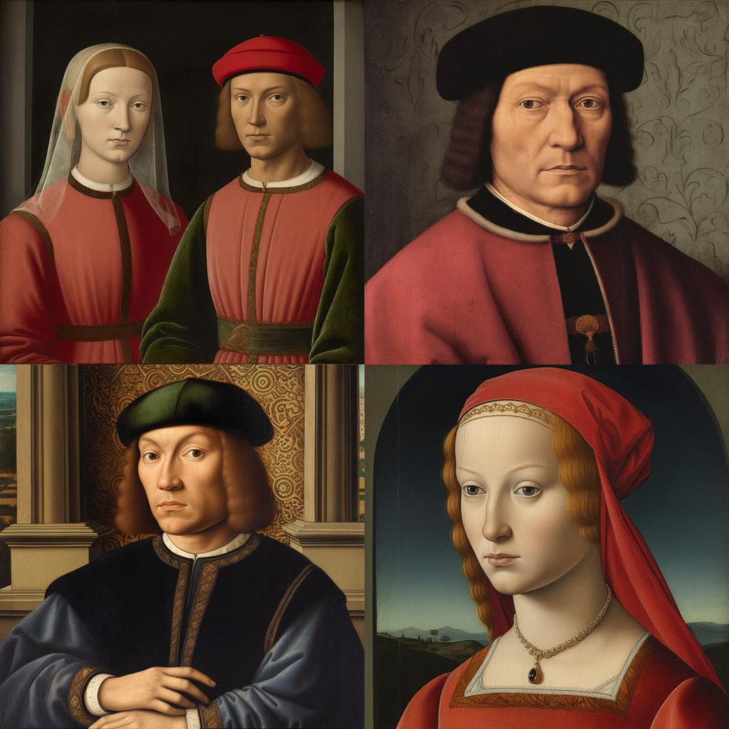 Pietro Perugino style, Midjourney V5, render 1 of 4
