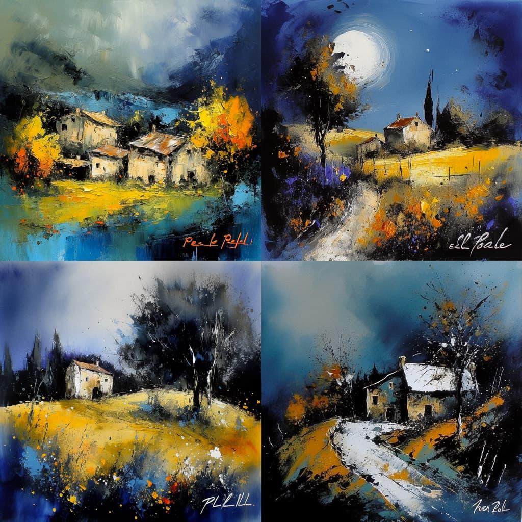 Pol Ledent style, Midjourney V5, render 1 of 4