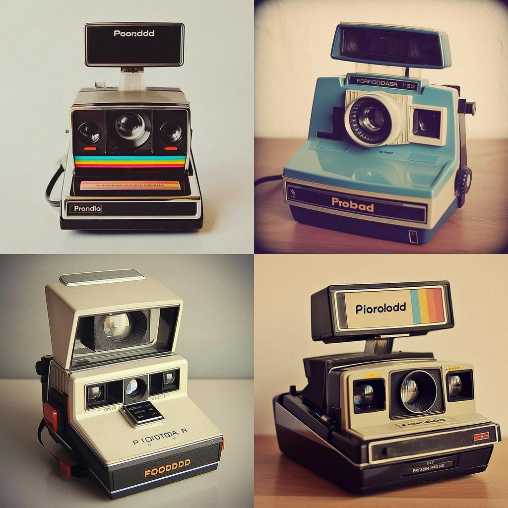 Polaroid style, Midjourney V5, render 1 of 4