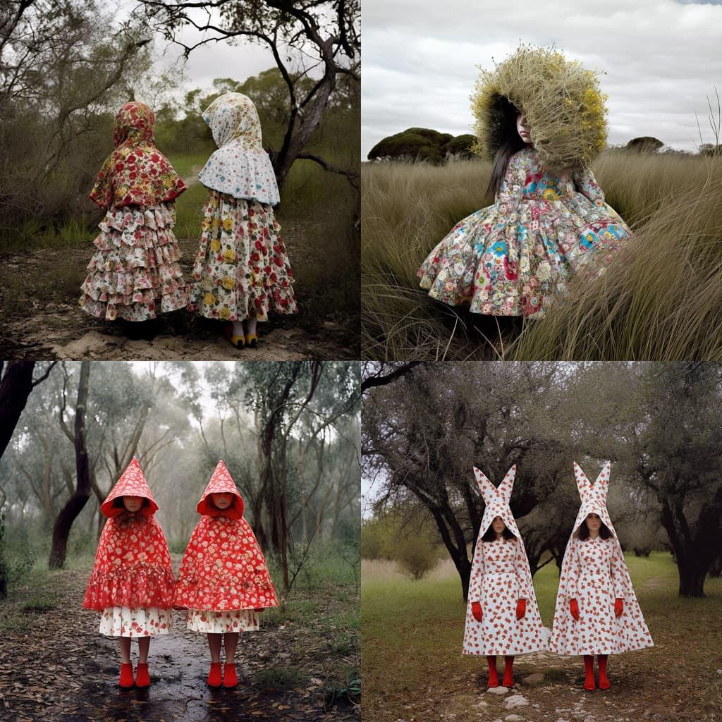 Polixeni Papapetrou style, Midjourney V5, render 1 of 4