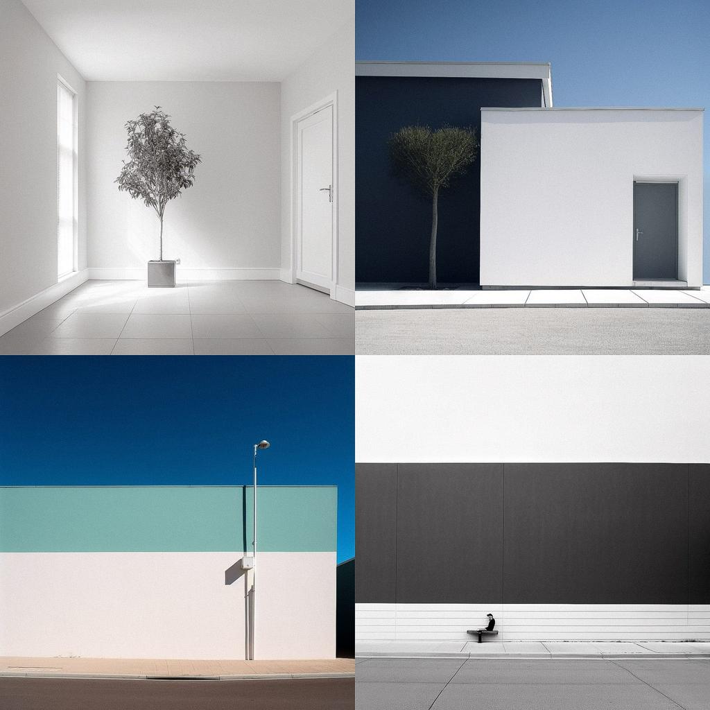 Postminimalism style, Midjourney V5, render 1 of 4