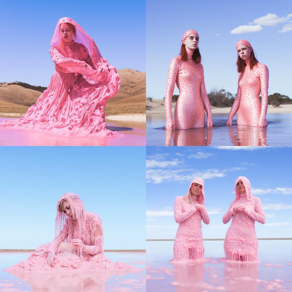 Prue Stent & Honey Long style, Midjourney V5, render 1 of 4