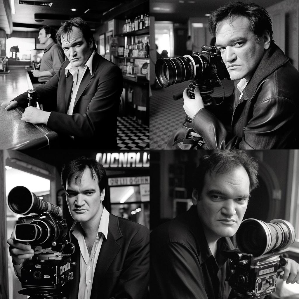 Quentin Tarantino style, Midjourney V5, render 1 of 4