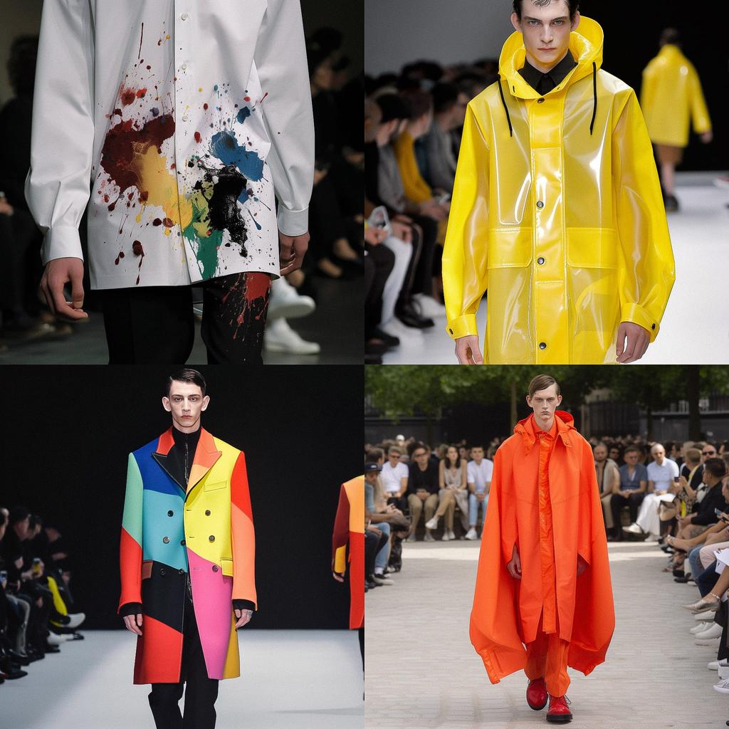 Raf Simons style, Midjourney V5, render 1 of 4