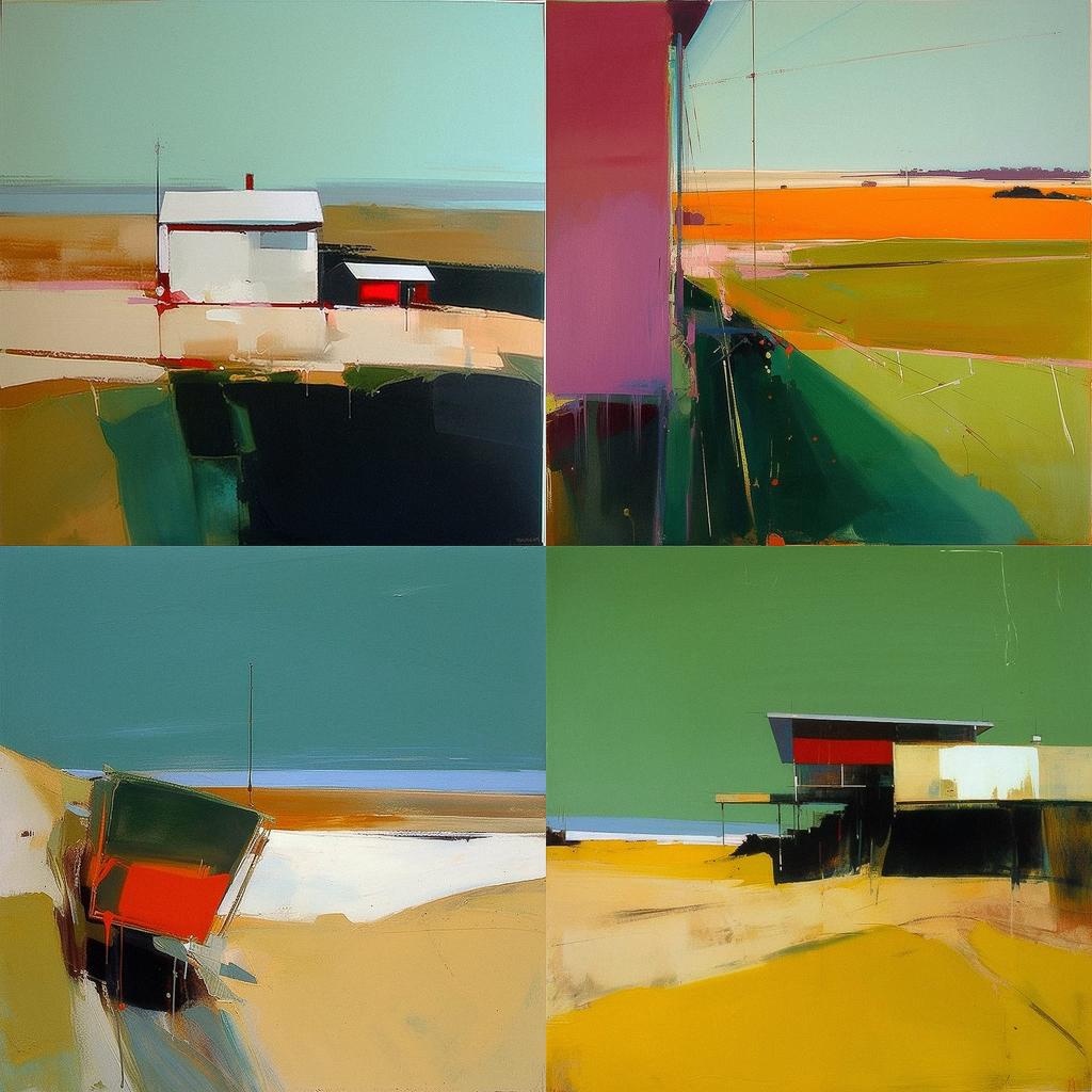 Raimonds Staprans style, Midjourney V5, render 1 of 4