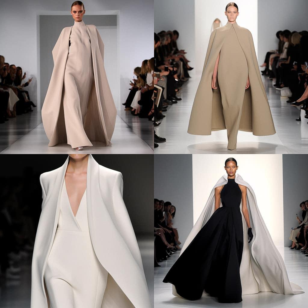 Ralph Rucci style, Midjourney V5, render 1 of 4