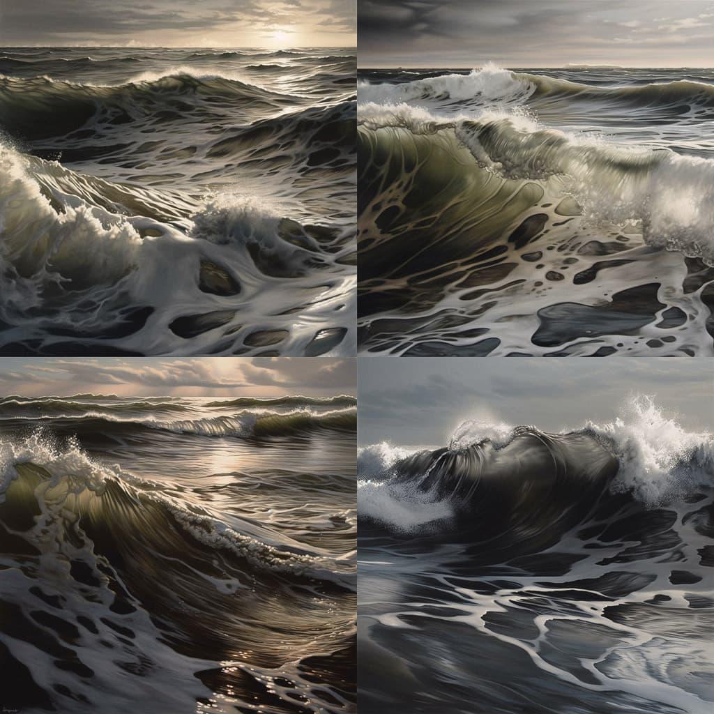 Ran Ortner style, Midjourney V5, render 1 of 4
