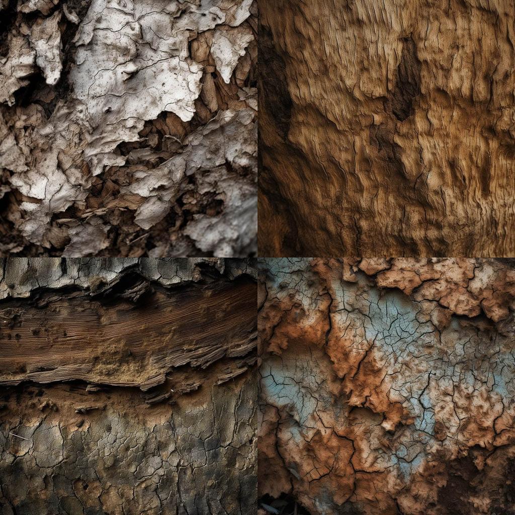 Raw texture style, Midjourney V5, render 1 of 4