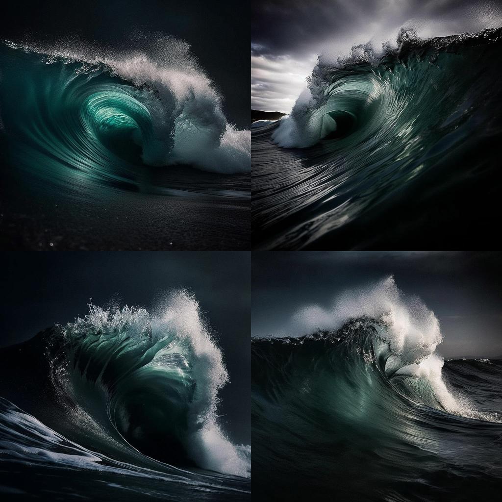 Ray Collins style, Midjourney V5, render 1 of 4