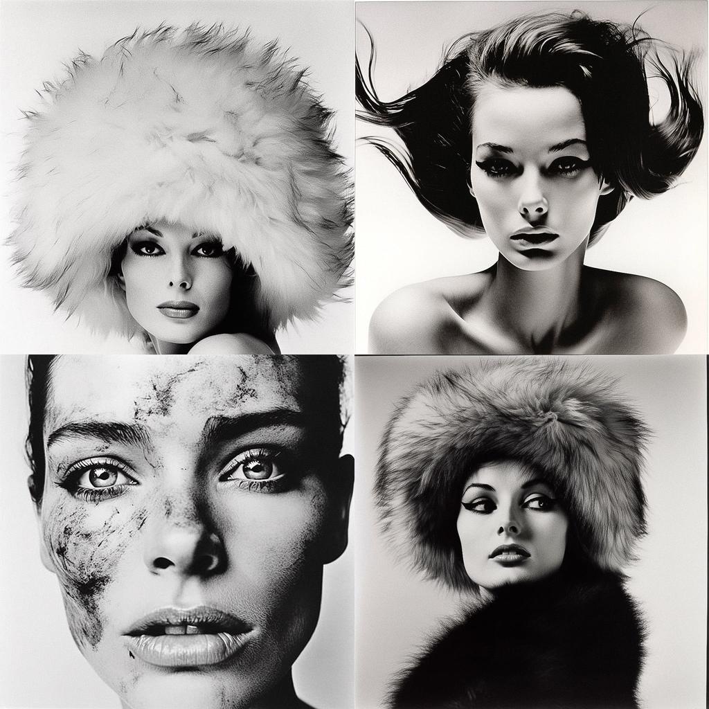 Richard Avedon style, Midjourney V5, render 1 of 4