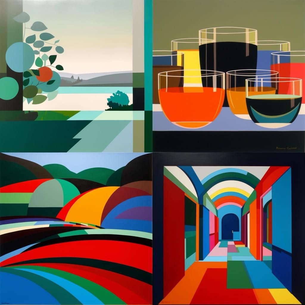 Richard Caldicott style, Midjourney V5, render 1 of 4