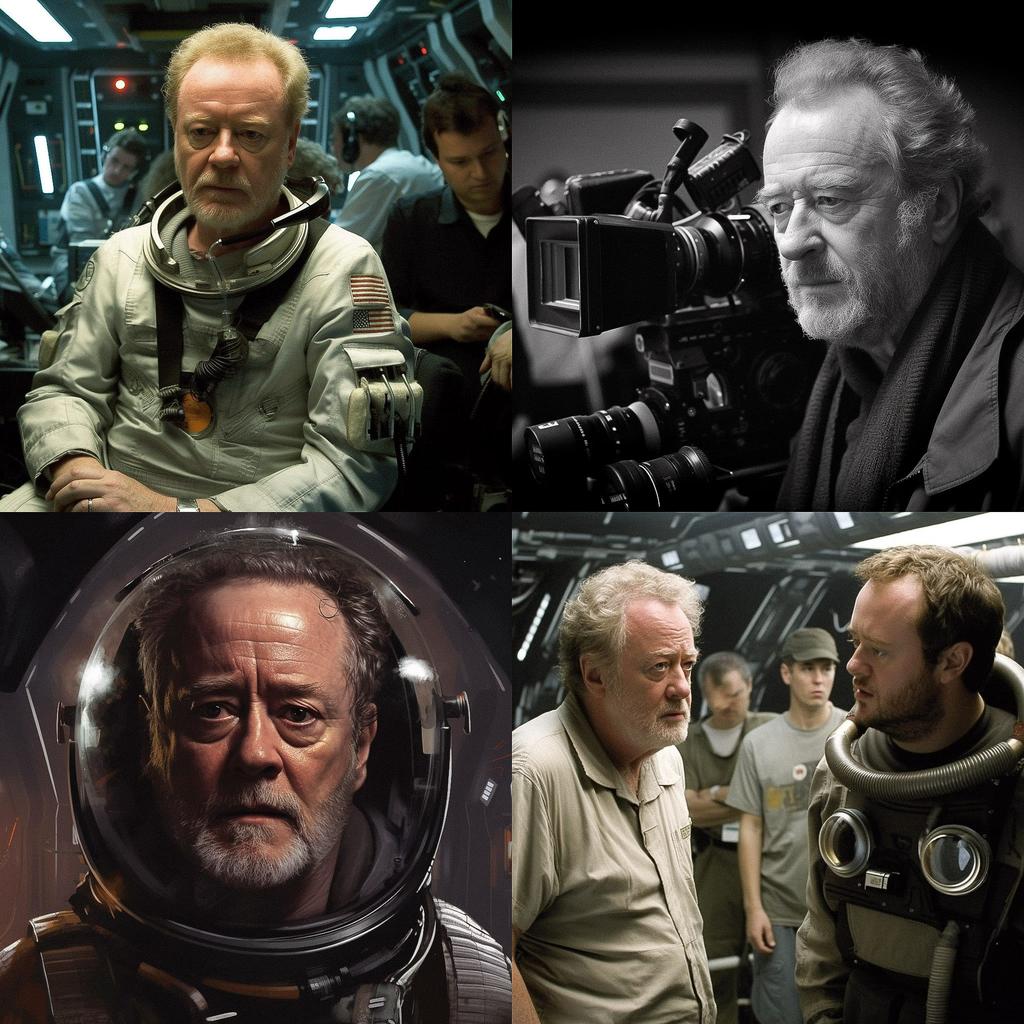Ridley Scott style, Midjourney V5, render 1 of 4
