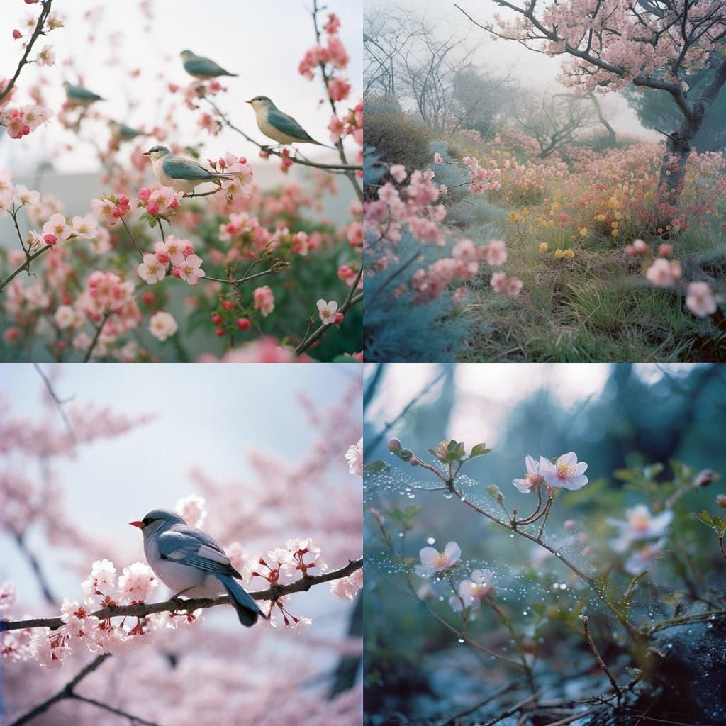Rinko Kawauchi style, Midjourney V5, render 1 of 4