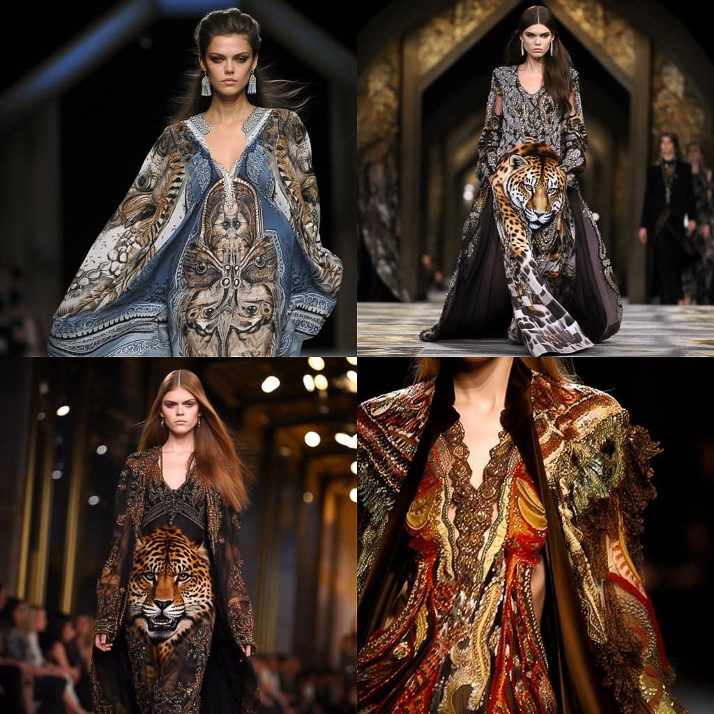 Roberto Cavalli style, Midjourney V5, render 1 of 4