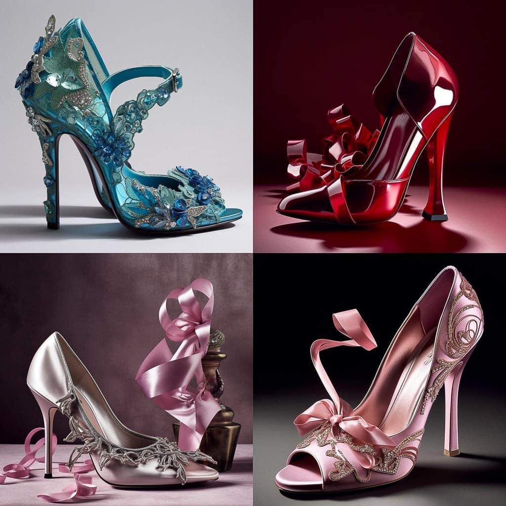 Roger Vivier style, Midjourney V5, render 1 of 4