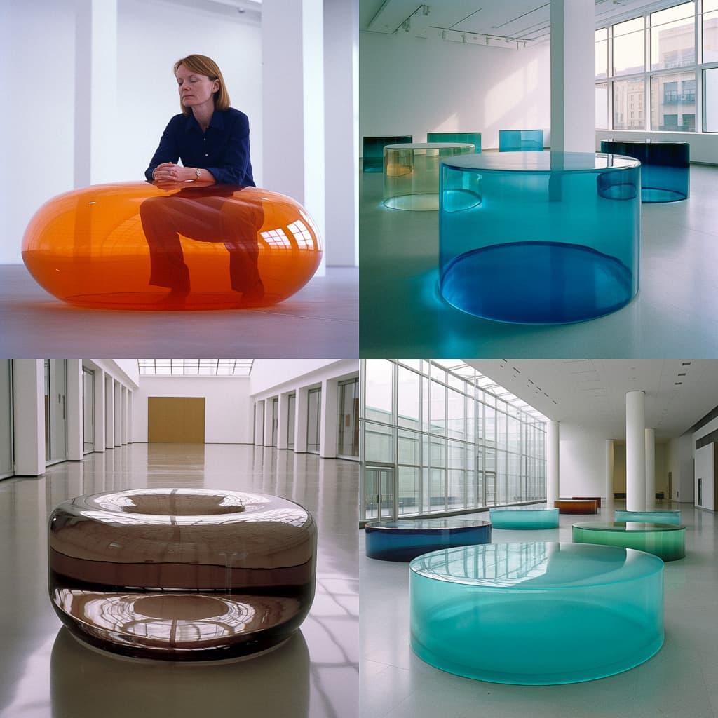 Roni Horn style, Midjourney V5, render 1 of 4