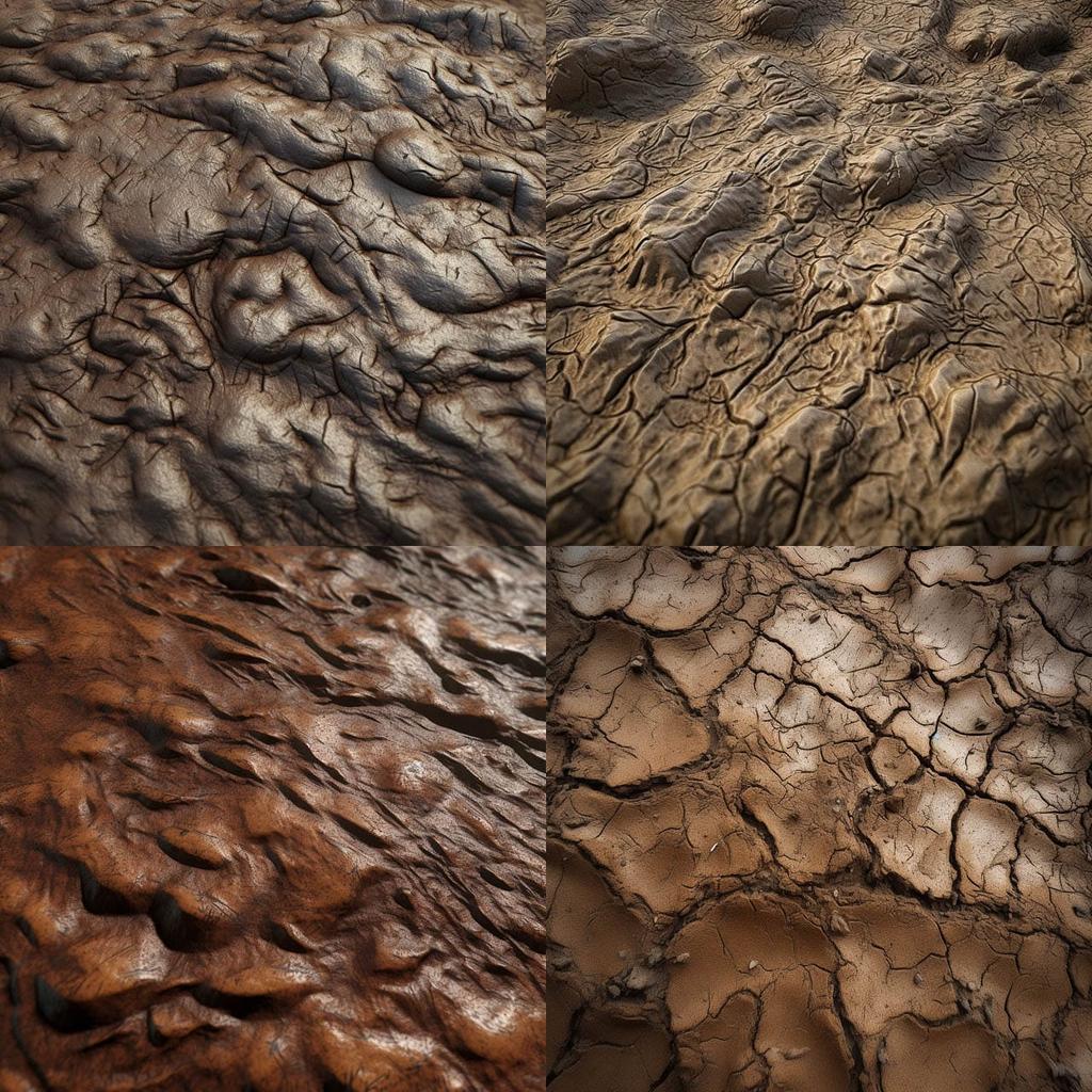 Rough surface style, Midjourney V5, render 1 of 4