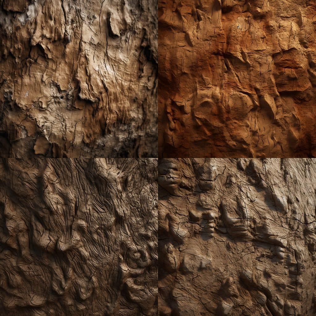 Rough texture style, Midjourney V5, render 1 of 4