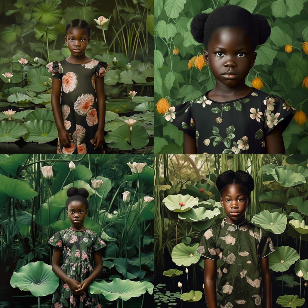 Ruud van Empel style, Midjourney V5, render 1 of 4