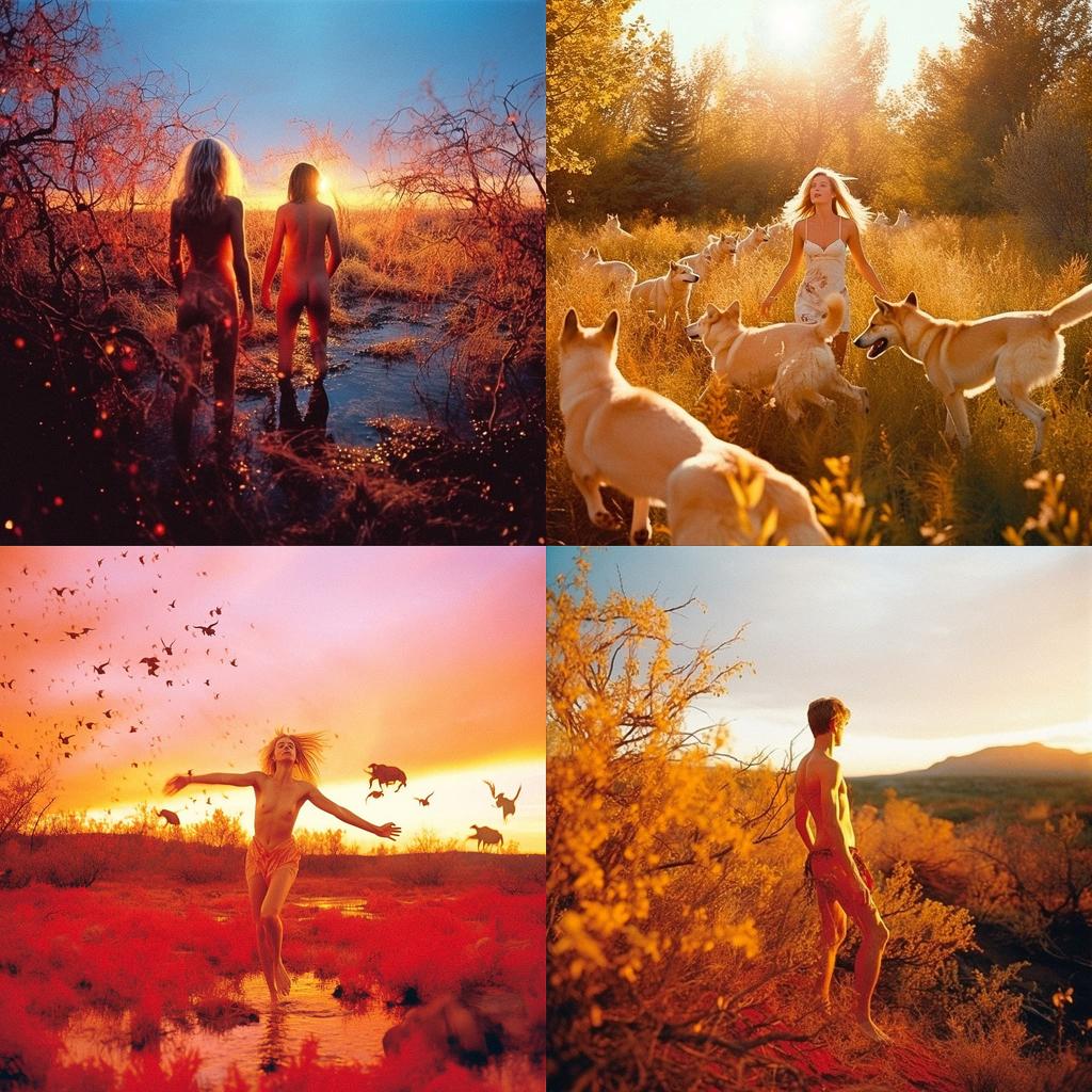 Ryan McGinley style, Midjourney V5, render 1 of 4