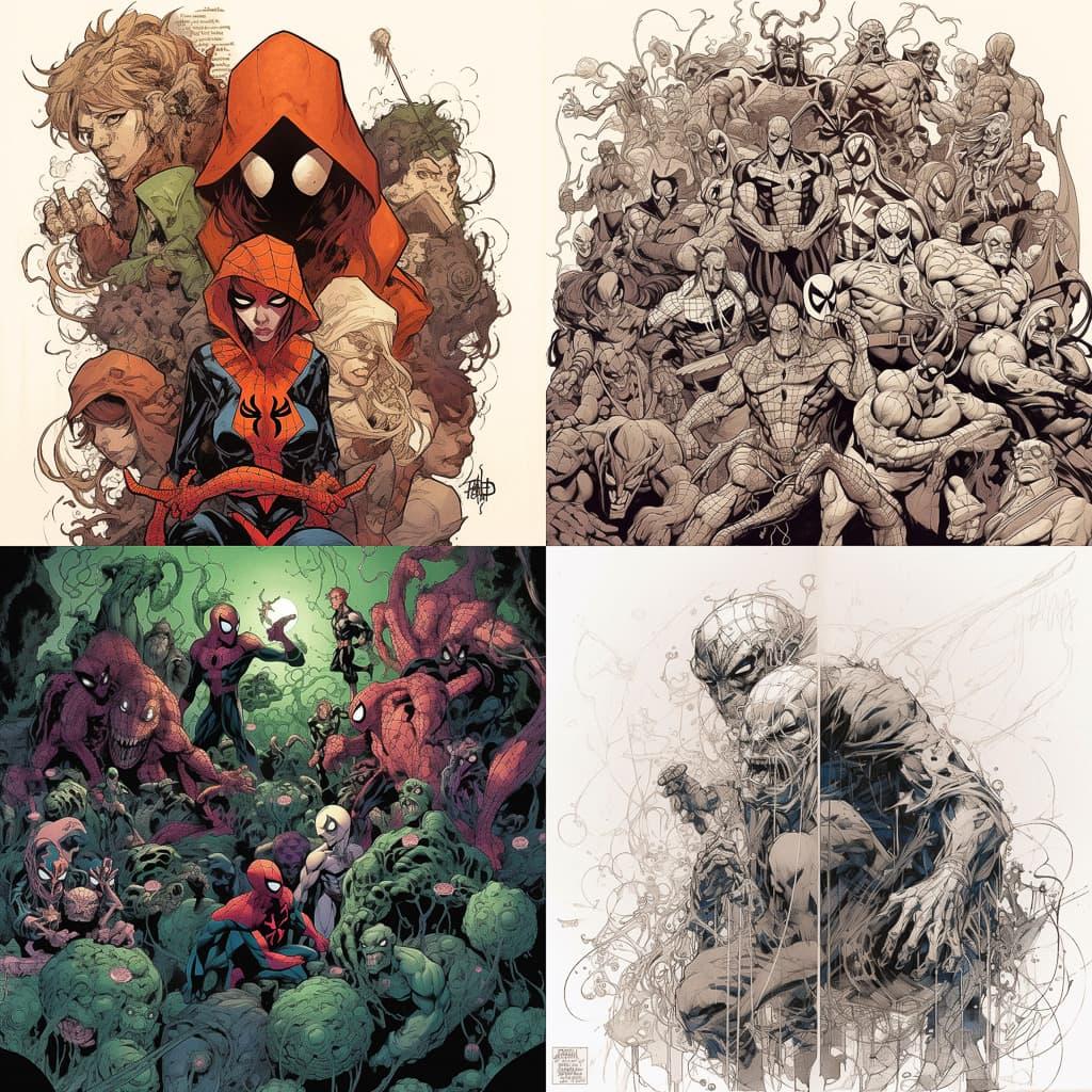Ryan Stegman style, Midjourney V5, render 1 of 4