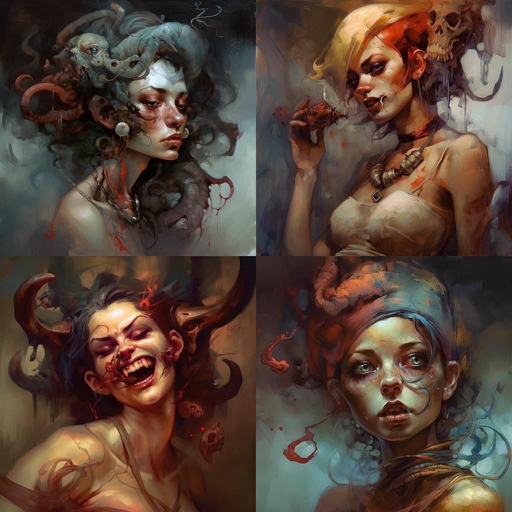 Sabbas Apterus style, Midjourney V5, render 1 of 4