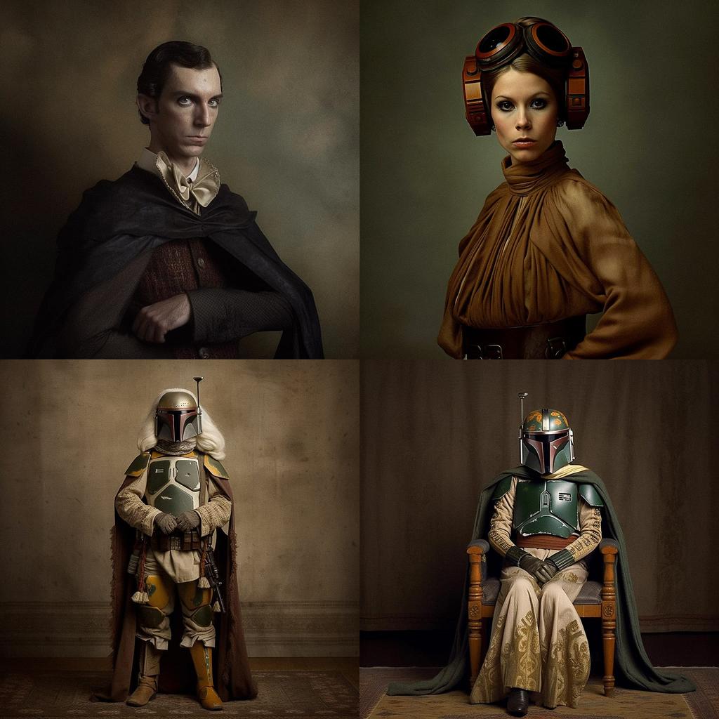 Sacha Goldberger style, Midjourney V5, render 1 of 4