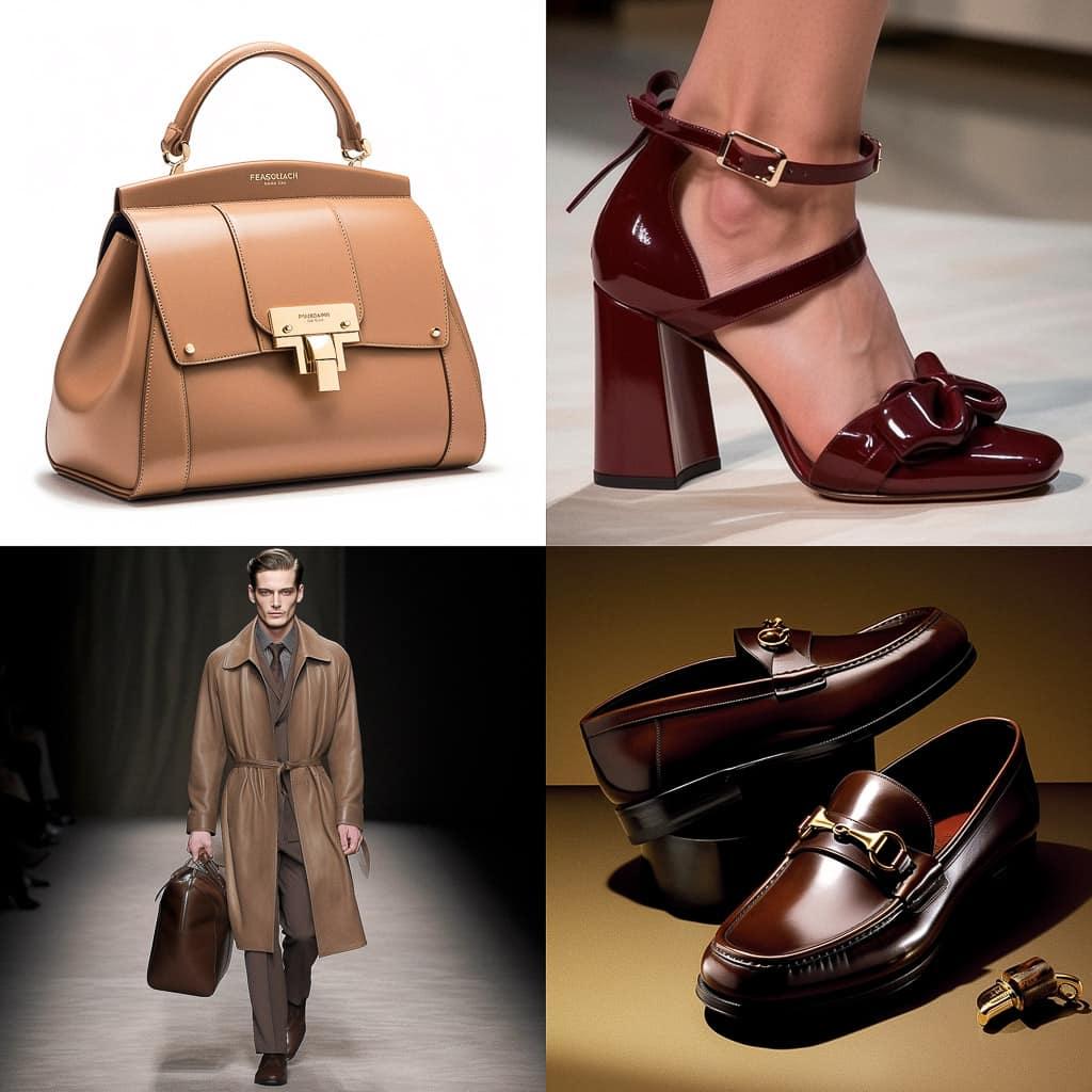Salvatore Ferragamo style, Midjourney V5, render 1 of 4