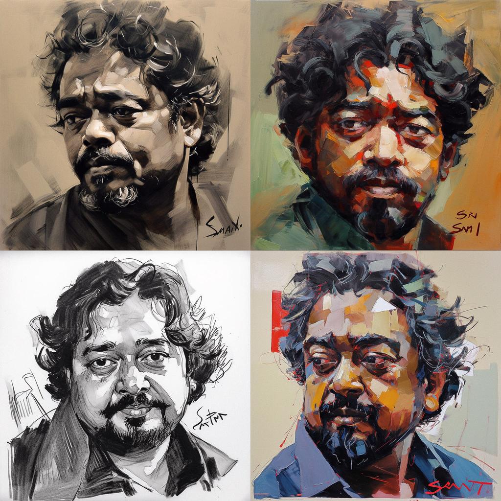 Santosh Sivan style, Midjourney V5, render 1 of 4