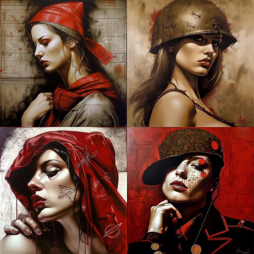 Saturno Butto style, Midjourney V5, render 1 of 4