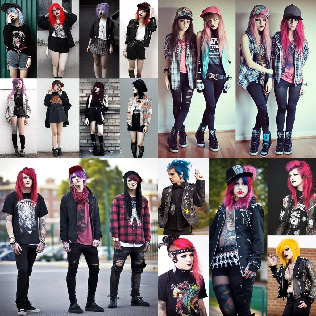 Scene fashion style, Midjourney V5, render 1 of 4