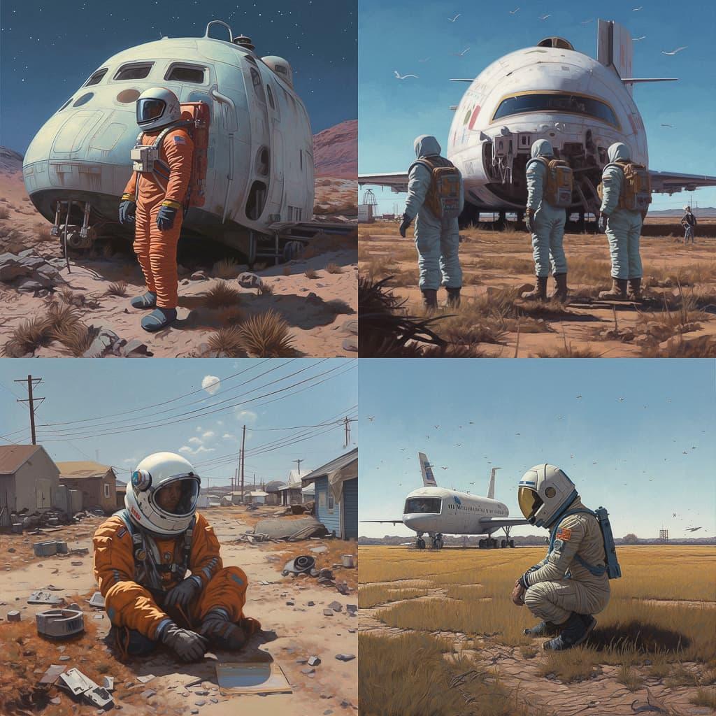 Scott Listfield style, Midjourney V5, render 1 of 4
