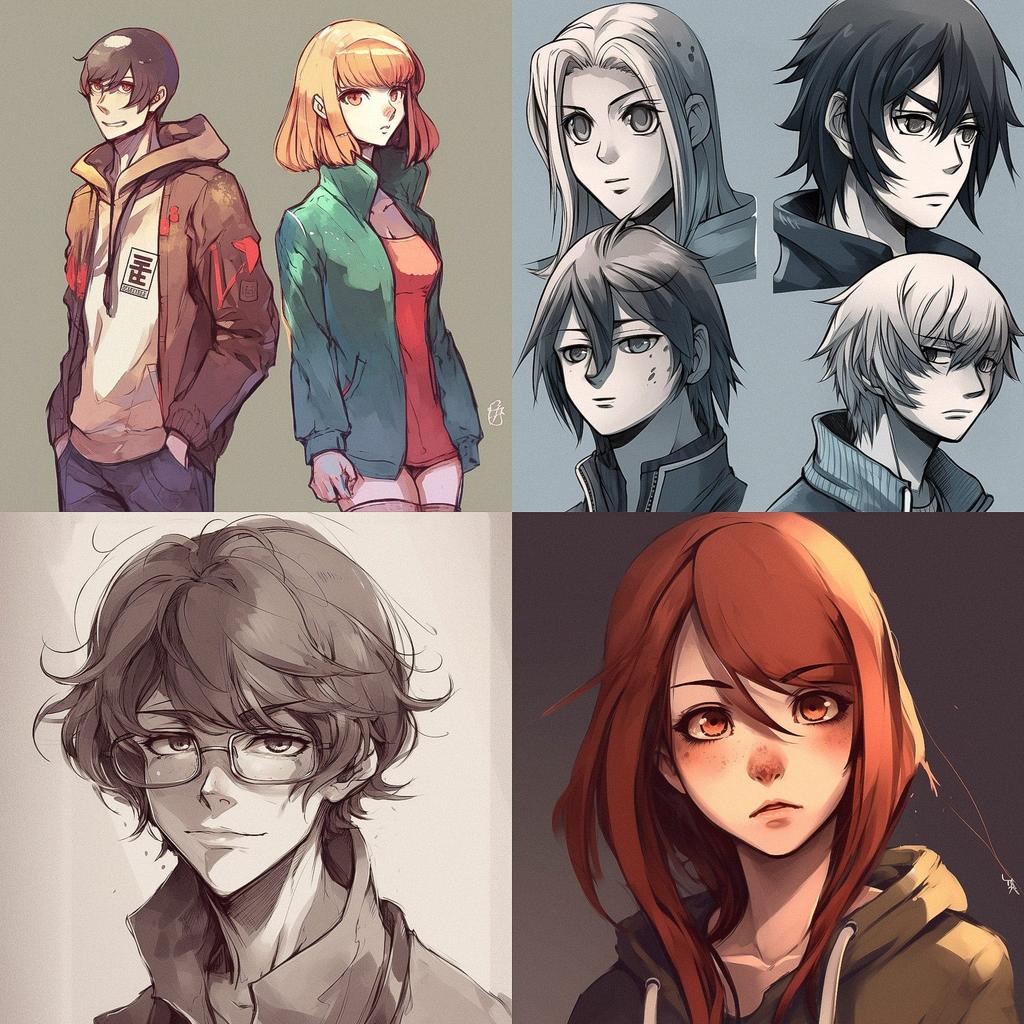 Seinen anime style style, Midjourney V5, render 1 of 4