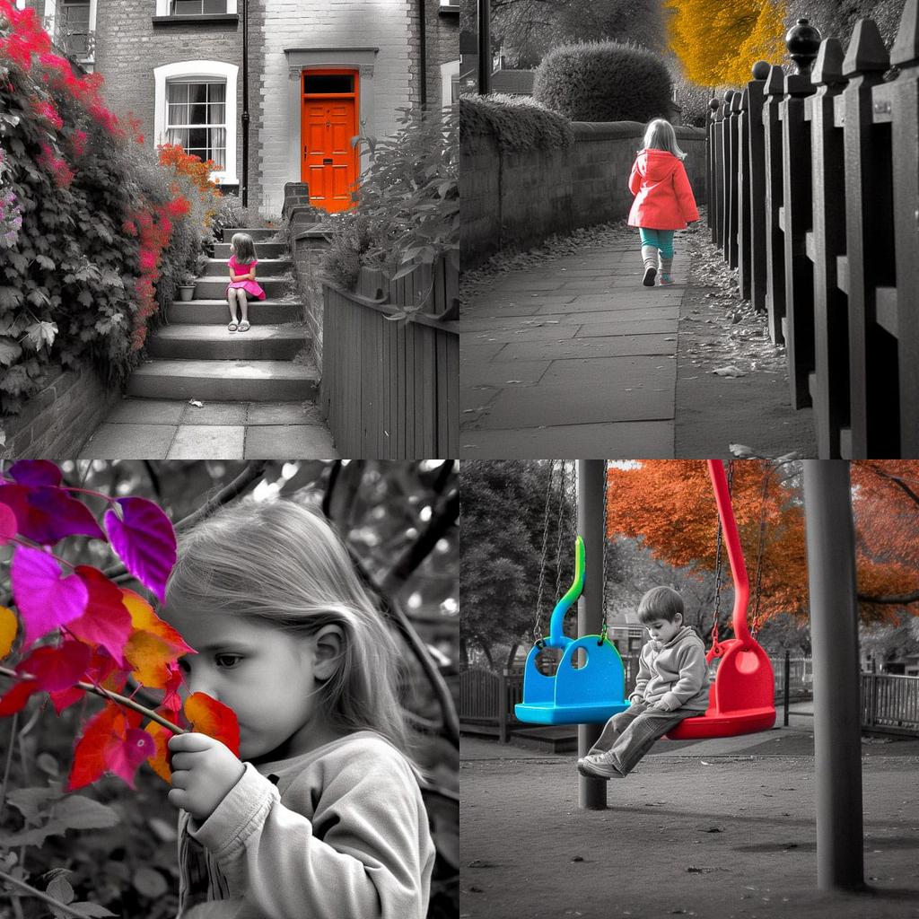 Selective Colouring style, Midjourney V5, render 1 of 4