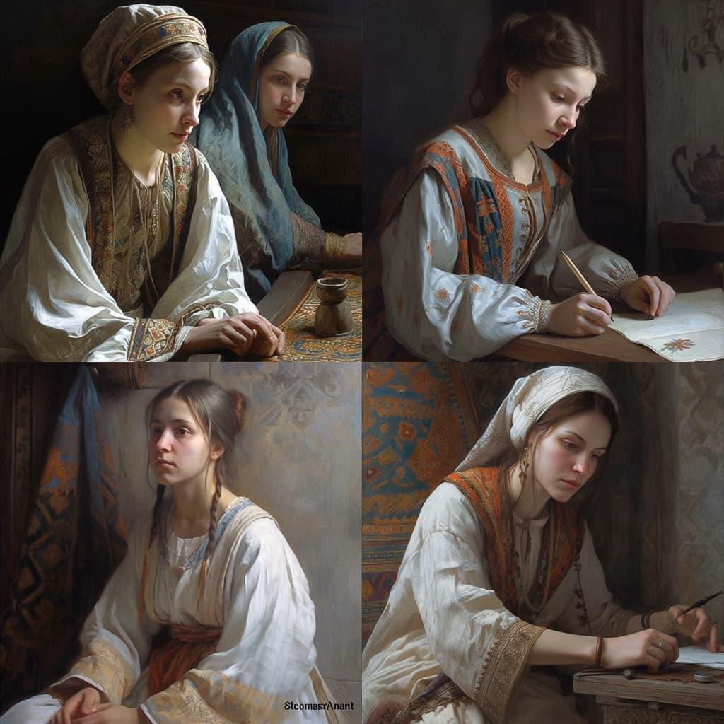 Serge Marshennikov style, Midjourney V5, render 1 of 4
