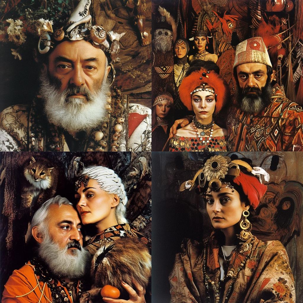 Sergei Parajanov style, Midjourney V5, render 1 of 4