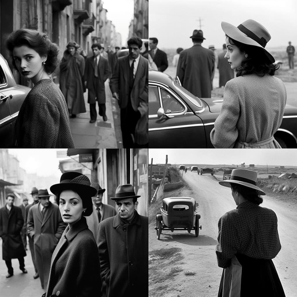 Sergio Larrain style, Midjourney V5, render 1 of 4