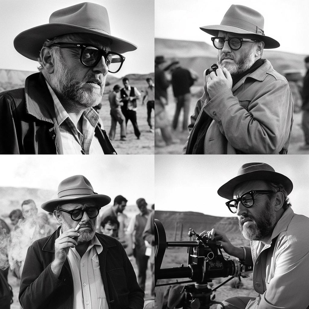 Sergio Leone style, Midjourney V5, render 1 of 4