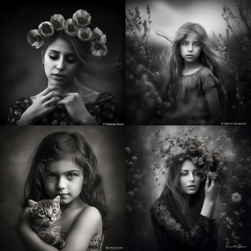 Sherry Akrami style, Midjourney V5, render 1 of 4