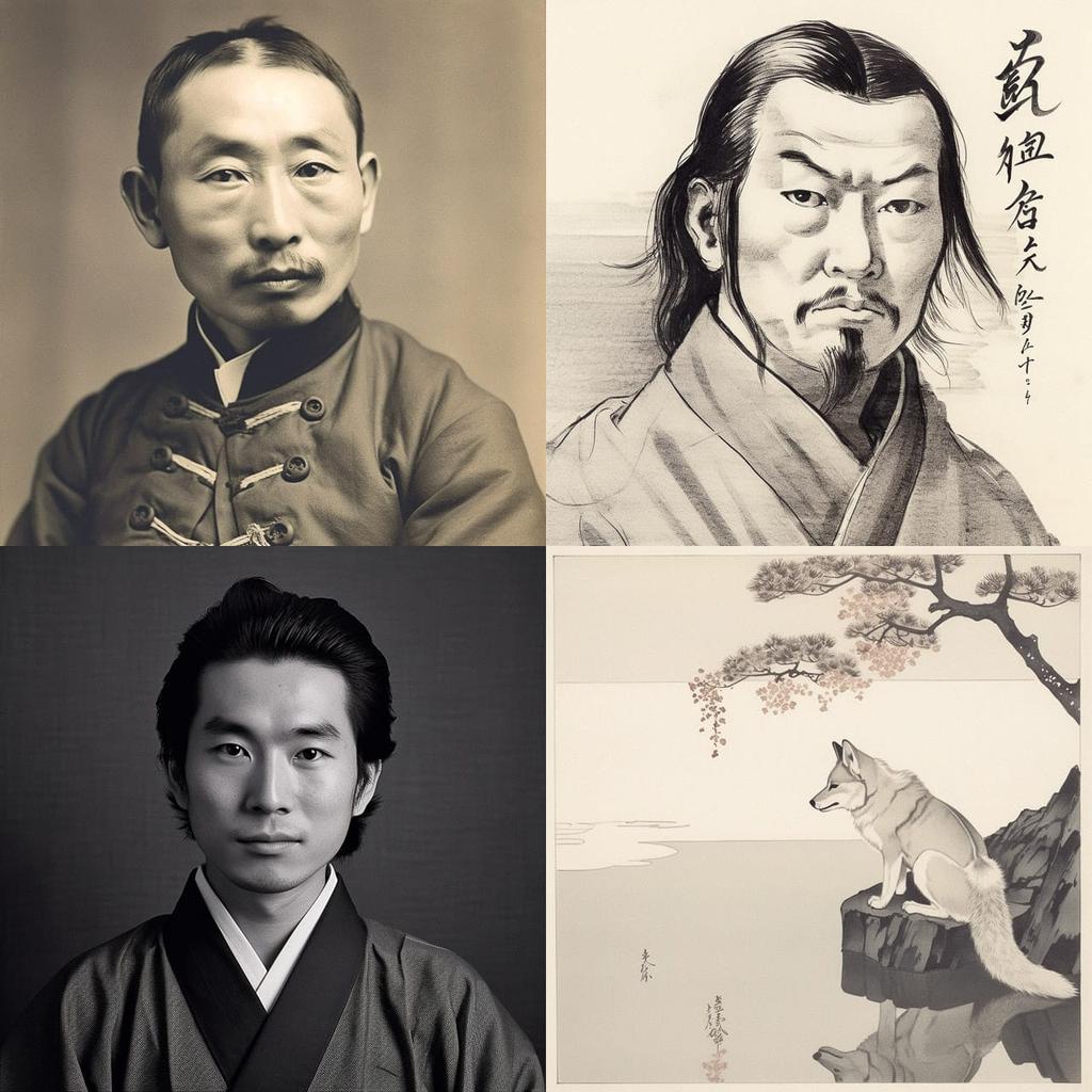 Shin hanga style, Midjourney V5, render 1 of 4