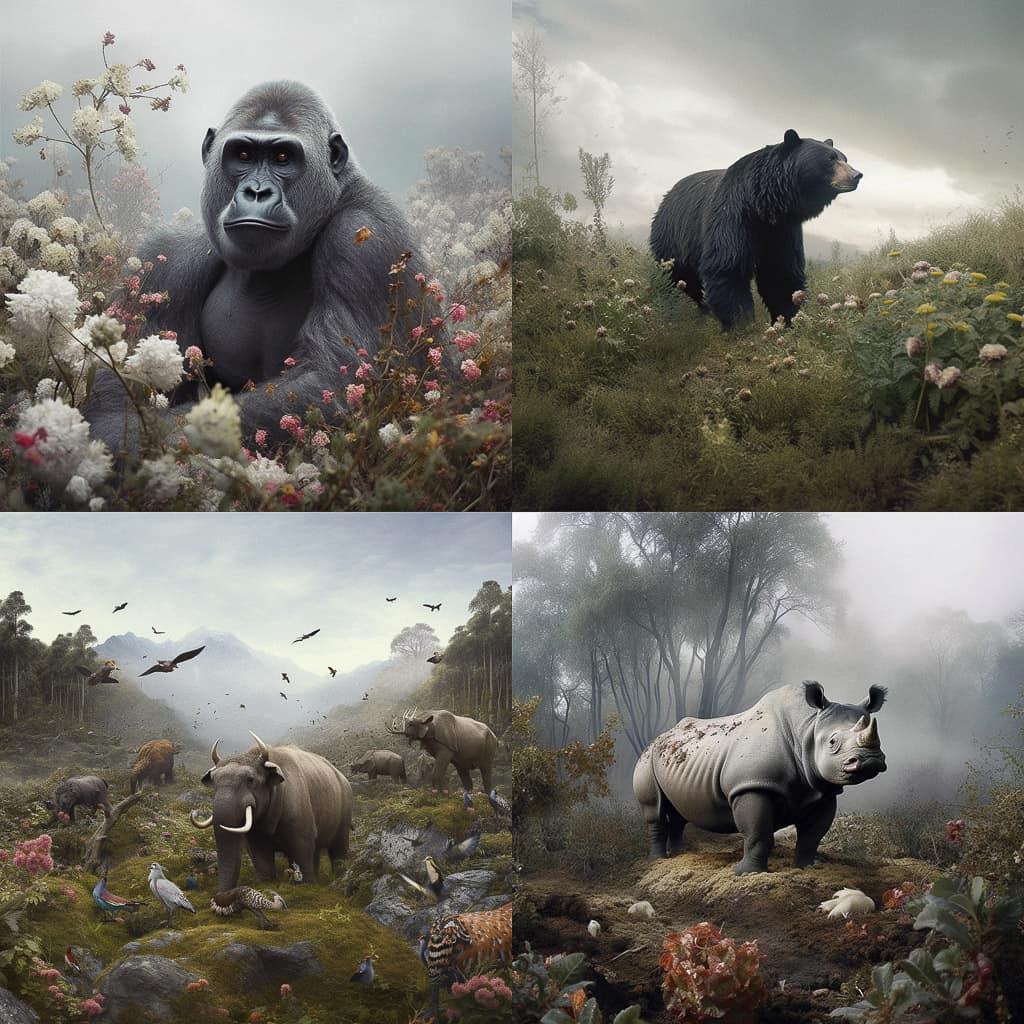 Simen Johan style, Midjourney V5, render 1 of 4