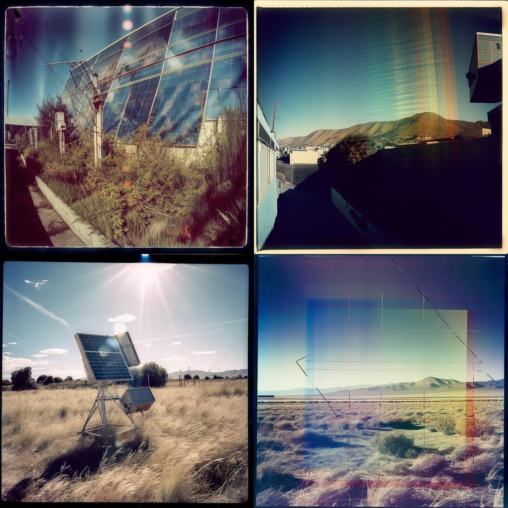 Solargram style, Midjourney V5, render 1 of 4