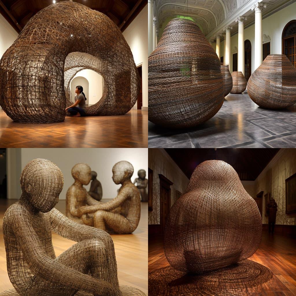 Sopheap Pich style, Midjourney V5, render 1 of 4