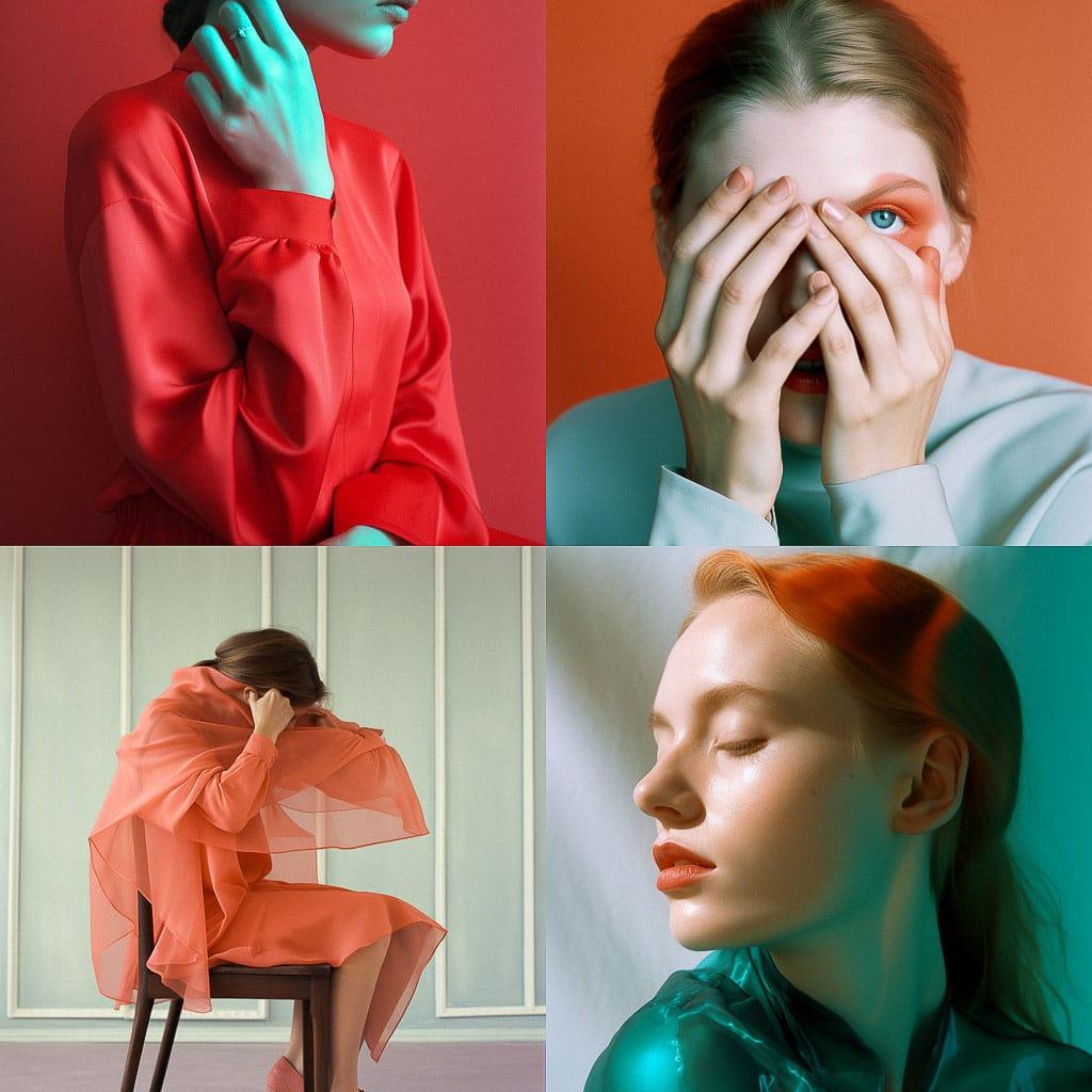 Sophie Delaporte style, Midjourney V5, render 1 of 4