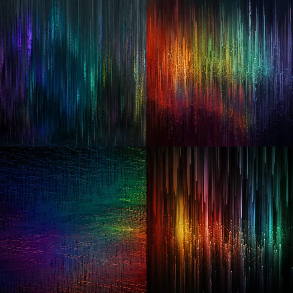 Spectral texture style, Midjourney V5, render 1 of 4