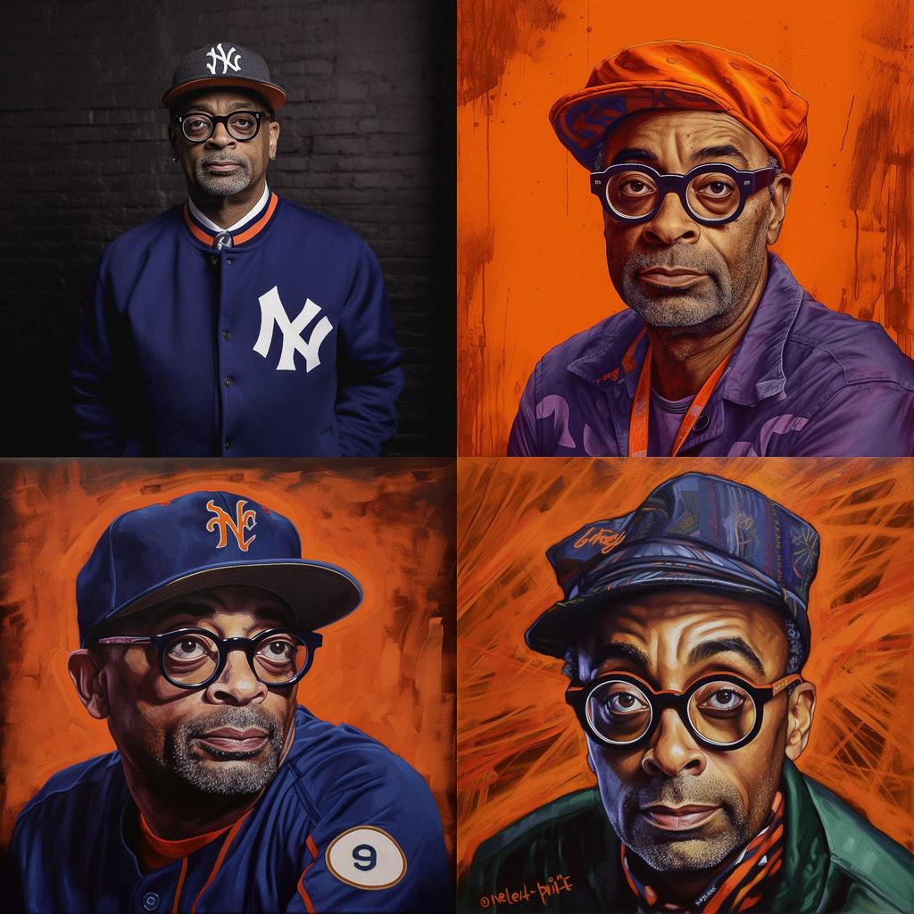 Spike Lee style, Midjourney V5, render 1 of 4