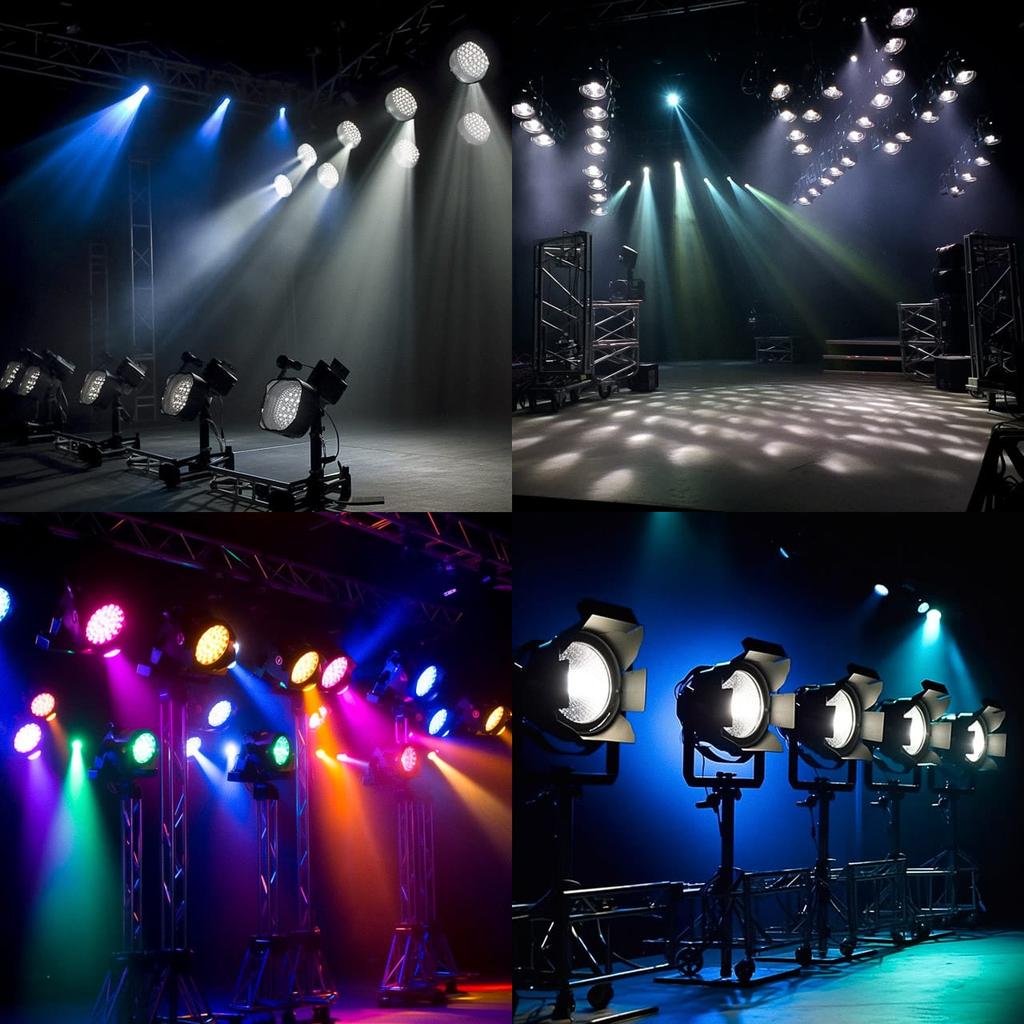 Stage lighting style, Midjourney V5, render 1 of 4