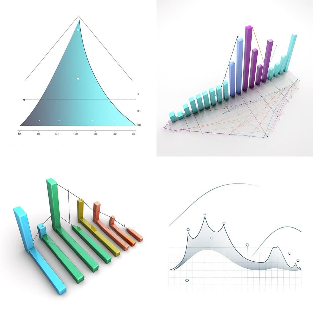 Statistical graph style, Midjourney V5, render 1 of 4