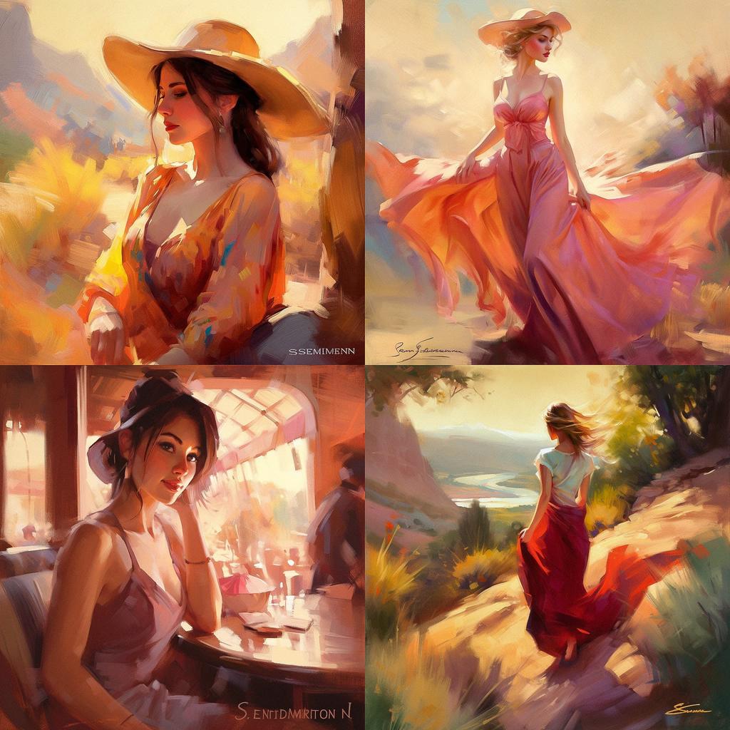 Steve Henderson style, Midjourney V5, render 1 of 4