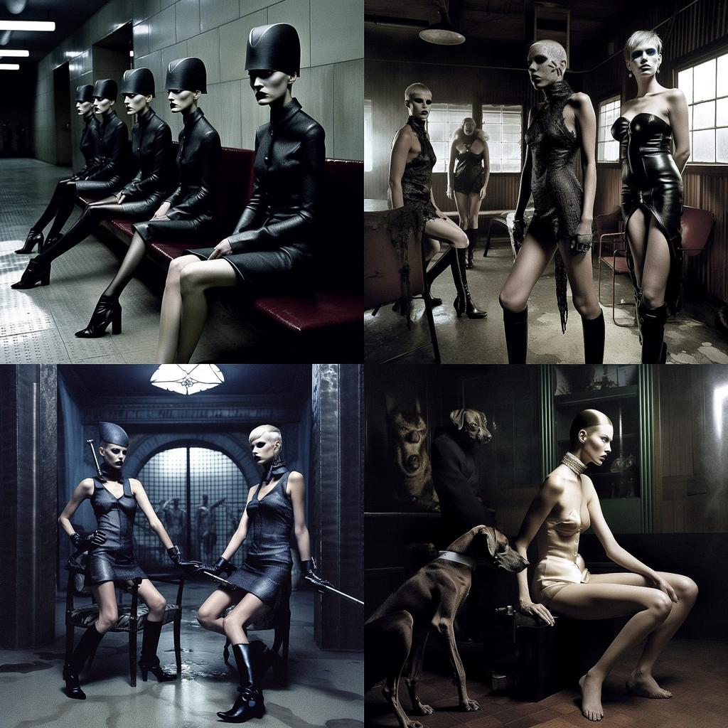 Steven Klein style, Midjourney V5, render 1 of 4